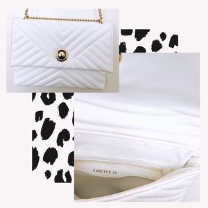 3 For $25 Forever 21 Quilted Faux Leather Handbag